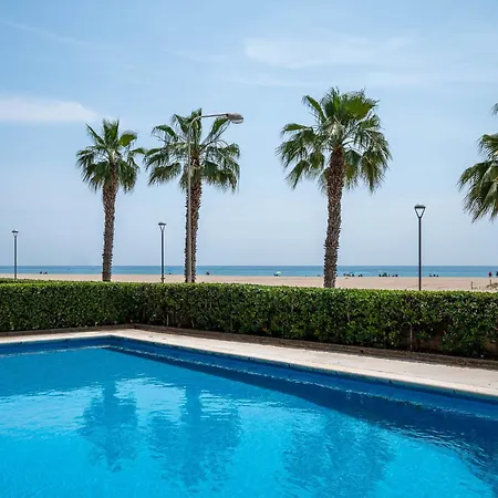 Apartment At108 Con Piscina En Primera Linea De La Playa *
