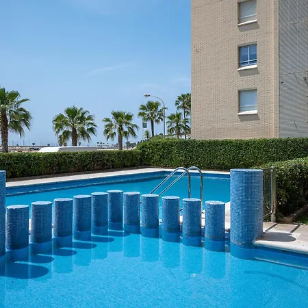 At108 Con Piscina En Primera Linea De La Playa Apartment Torredembarra